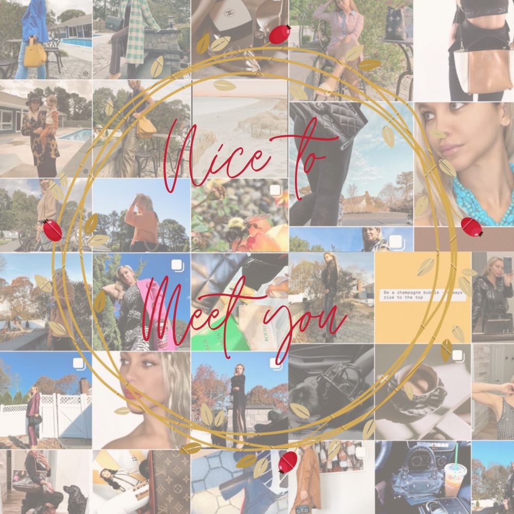 Nice to meet you all🥂